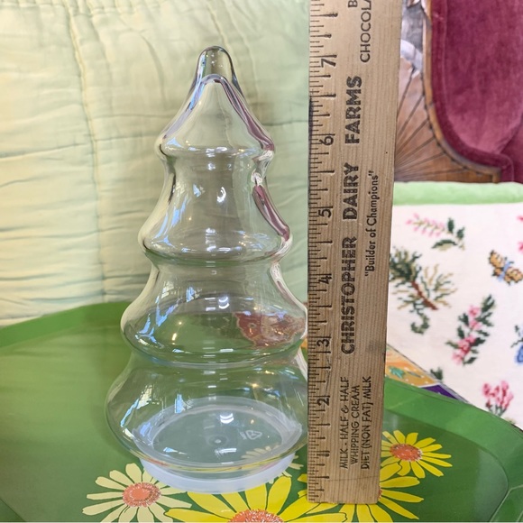 70s Libbey Glass Christmas Tree - Picture 3 of 6